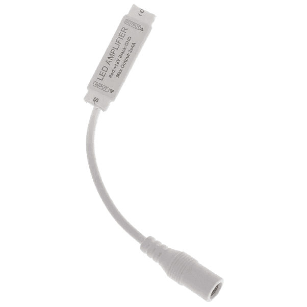 AMPLIFICADOR DE SEÑAL PARA TIRA LED RGB 3528/5050 12VDC