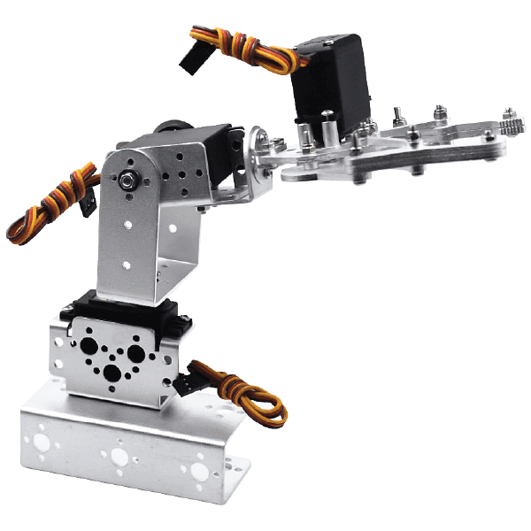 KIT BRAZO ROBOTICO METALICO + GARRA
