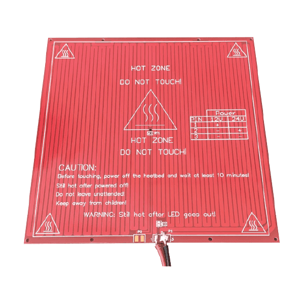 CAMA CALIENTE MK2 12/24VDC 214x214mm
