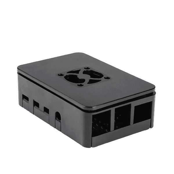 CASE RASPBERRY PI 4 MODELO B NEGRO
