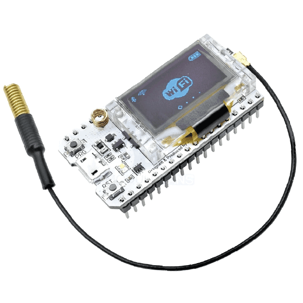 WIFI + BLUETOOTH + PANTALLA OLED 0.96" ESP32 LORA 433MHz