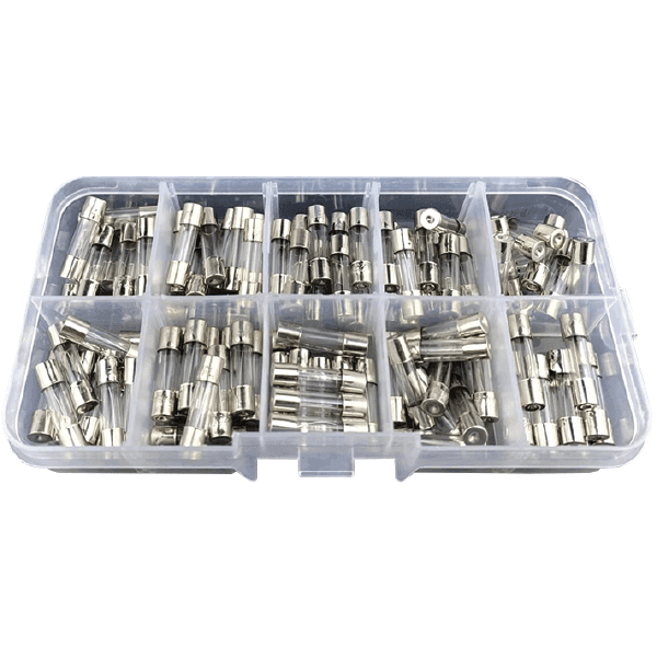 KIT FUSIBLE DE VIDRIO 6mmx30mm 72 PIEZAS