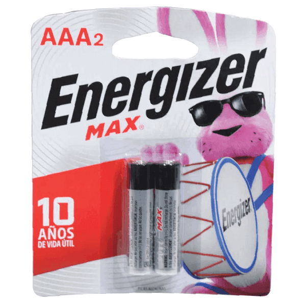 x2 PILA ENERGIZER AAA