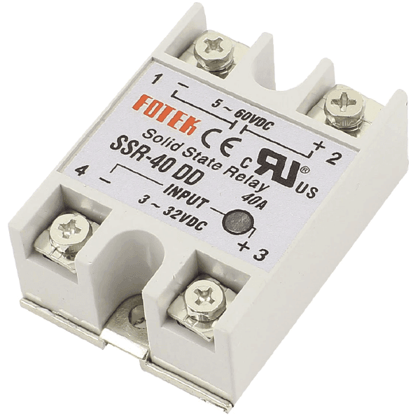 RELE DE ESTADO SOLIDO SSR-40DD 3-32VDC 40A