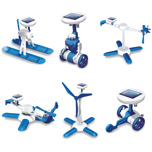 ROBOT SOLAR 6 EN 1 (AZUL)