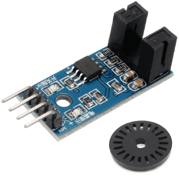 ENCODER SENSOR DE VELOCIDAD + RUEDA
