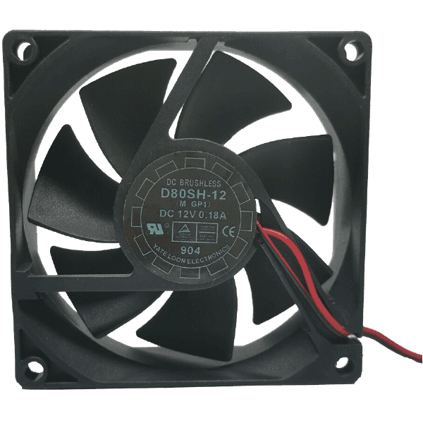 VENTILADOR D80SH-12 12VDC