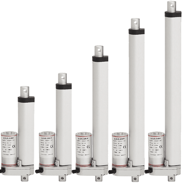 ACTUADOR LINEAL ELECTRICO 12VDC, CARRERA 100mm, VELOCIDAD 10mm/s, CARGA 1000N