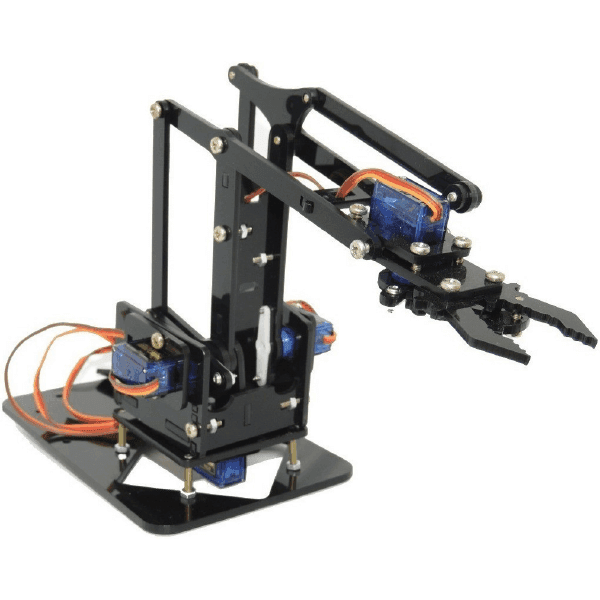 KIT BRAZO ROBOTICO PLASTICO + GARRA