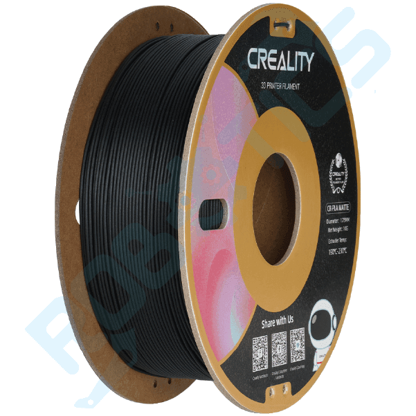FILAMENTO CR-PLA MATE NEGRO 1Kg 1.75mm