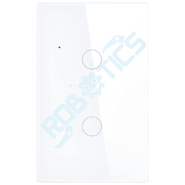 INTERRUPTOR INTELIGENTE TOUCH 2 CANALES WIFI TUYA WT-U2 BLANCO