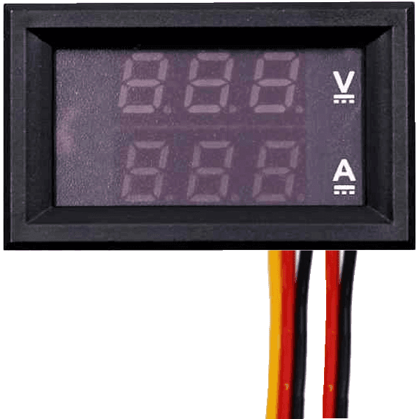 VOLTIMETRO AMPERIMETRO DIGITAL DC 0.28" 100V 100A