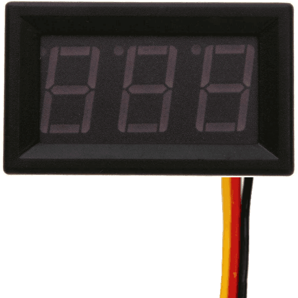 VOLTIMETRO DIGITAL DC 0.56" 0-30V 3 CABLES