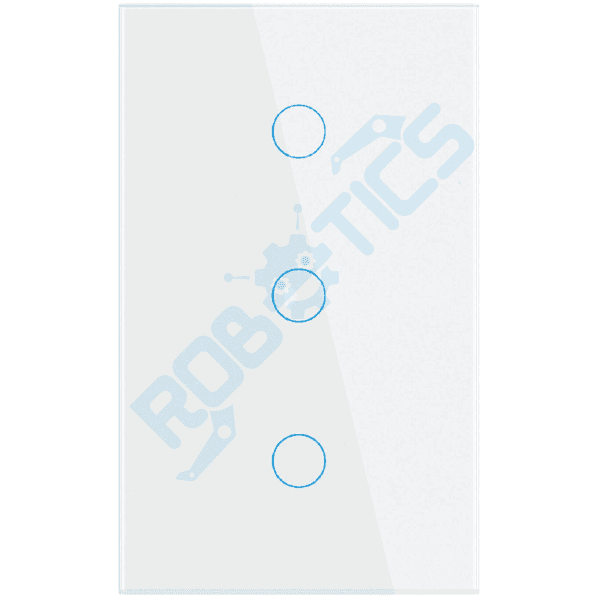 INTERRUPTOR INTELIGENTE TOUCH 3 CANALES ZIGBEE TUYA DS-1211ZC-3 BLANCO