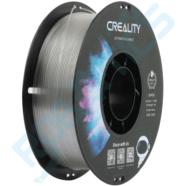 FILAMENTO CR-PETG TRANSPARENTE 1Kg 1.75mm