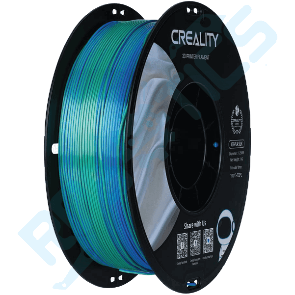 FILAMENTO CR-SILK DUAL-COLOR AZUL VERDE 1Kg 1.75mm