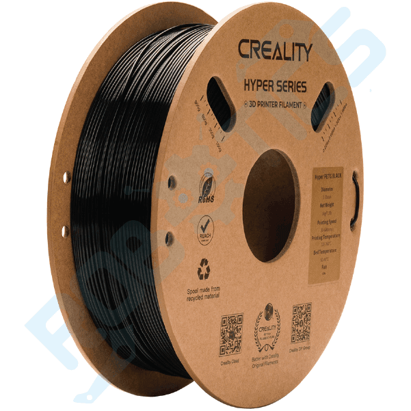 FILAMENTO HYPER PETG NEGRO 1Kg 1.75mm