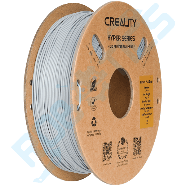 FILAMENTO HYPER PLA GRIS 1Kg 1.75mm