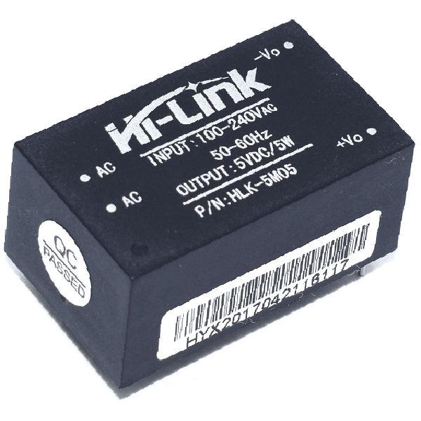 CONVERSOR AC-DC 100VAC/240VAC A 5VDC 1A 5W HI-LINK HLK-5M05
