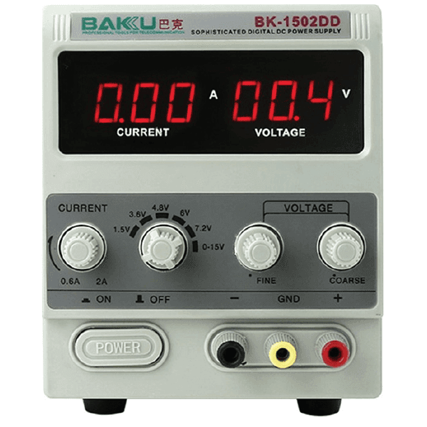 FUENTE REGULABLE BAKU BK1502DD 15V 2A