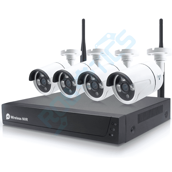 X4 CAMARAS 2MP + NVR 4 CANALES WIFI TUYA TWK04BM