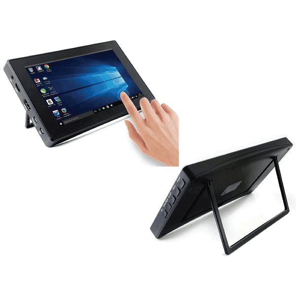 PANTALLA TOUCH HDMI 7" CAPACITIVA CON CASE