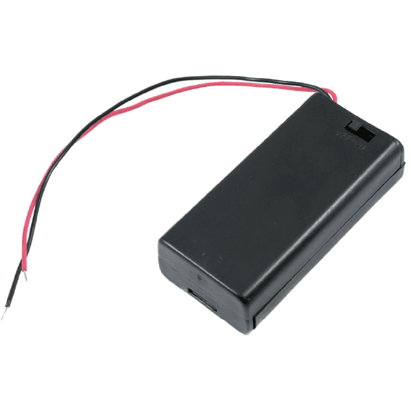 x2 AA PORTA BATERIA + TAPA + SWITCH ON/OFF