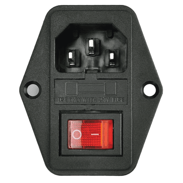 SWITCH INTERRUPTOR CON FUSIBLE 10A 110VAC/220VAC