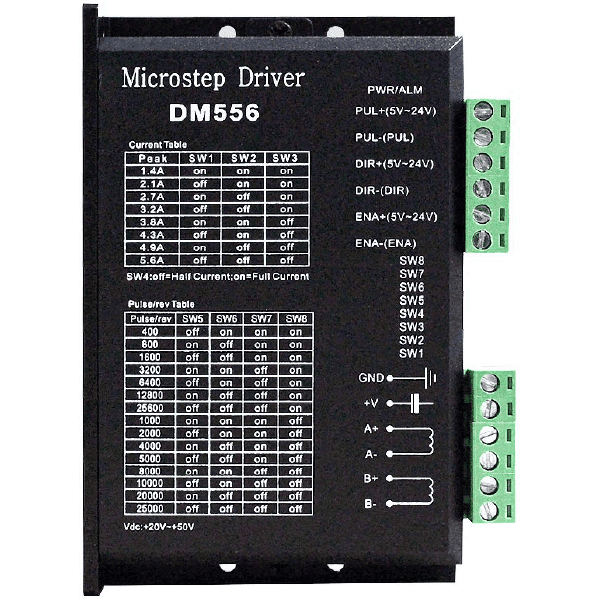 DRIVER MOTOR A PASOS DM556 5.6A