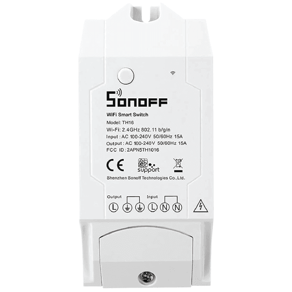 MEDIDOR DE TEMPERATURA Y HUMEDAD INTERRUPTOR/CONTROLADOR 1 CANAL WIFI SONOFF TH16