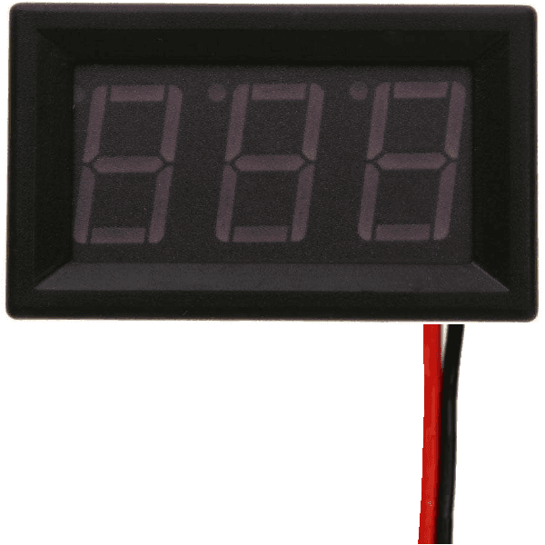 VOLTIMETRO DIGITAL AC 0.56" 70-500VAC 2 CABLES