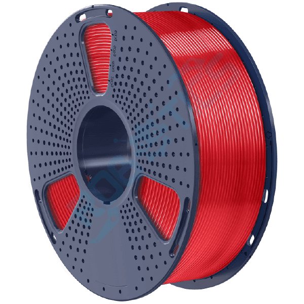 FILAMENTO PLA+ TRANSPARENTE ROJO 1Kg 1.75mm