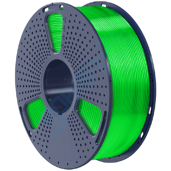FILAMENTO PLA+ TRANSPARENTE VERDE 1Kg 1.75mm