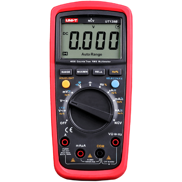 MULTIMETRO DIGITAL AUTO RANGO UNI-T UT139B