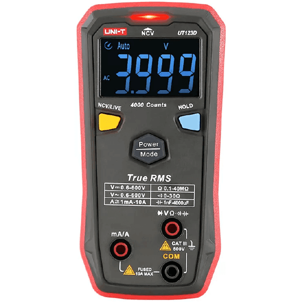 MULTIMETRO DIGITAL AUTO RANGO UNI-T UT123D