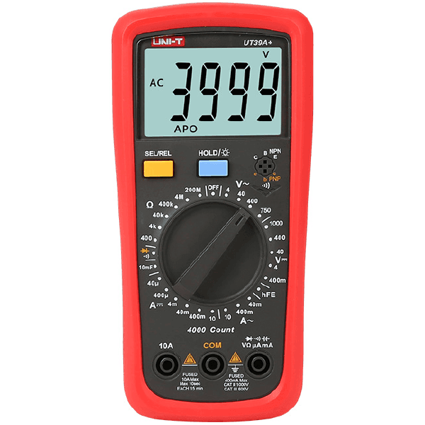 MULTIMETRO DIGITAL UNI-T UT39A+