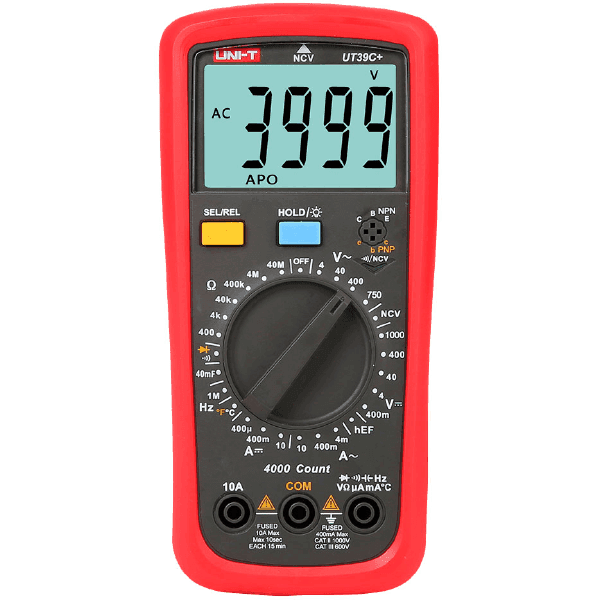 MULTIMETRO DIGITAL UNI-T UT39C+