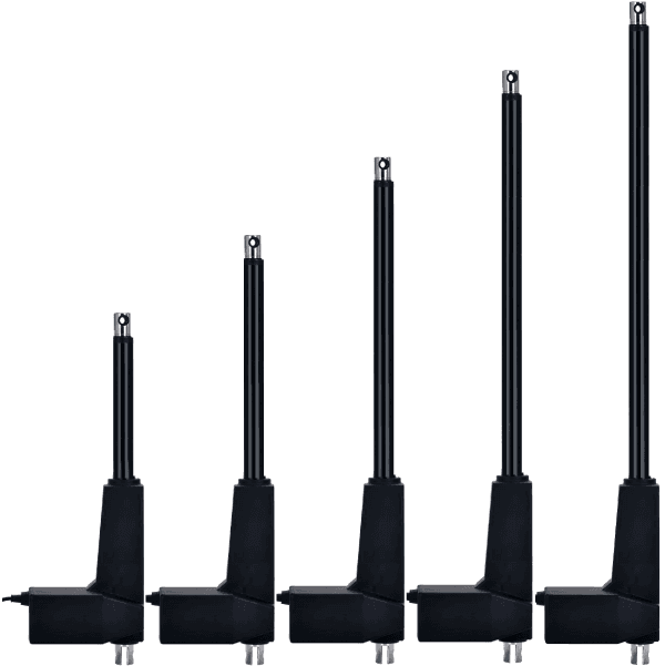 ACTUADOR LINEAL ELECTRICO 12VDC, CARRERA 200mm, VELOCIDAD 5mm/s, CARGA 8000N