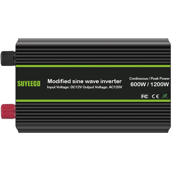 INVERSOR DE ONDA MODIFICADA 12VDC A 110VAC 600W CONTINUOS/1200W PICO