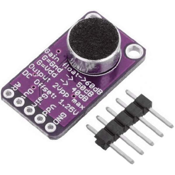 SENSOR DE SONIDO MICROFONO GRANDE MAX9814 AGC