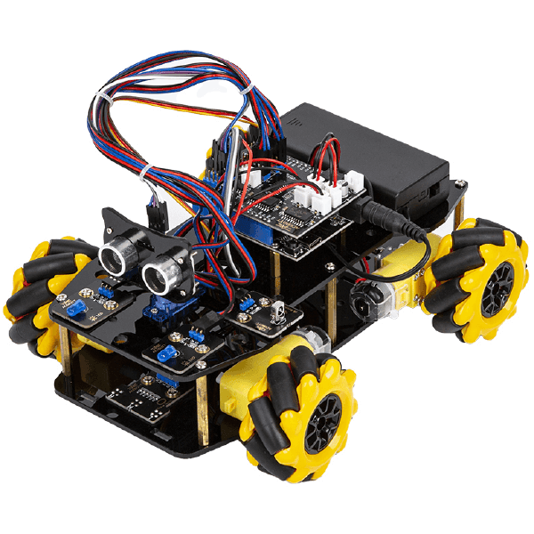 KIT 4 PROYECTO ROBOTICO PROGRAMABLE ACEBOTT (CARRO ROBOT OMNIDIRECCIONAL)