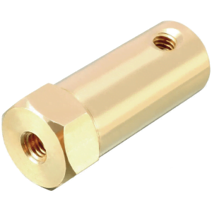 ACOPLE DE BRONCE PARA LLANTA Y MOTOR + TORNILLOS 18mm