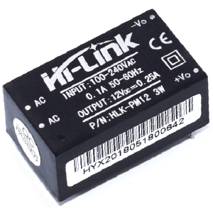 conversor fuente poder 12v hi-link hlk-pm12