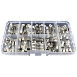 kit fusible vidrio 5x20mm 150 piezas