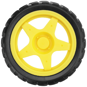 LLANTA 65mm AMARILLA