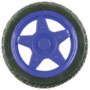 llanta rueda 65mm azul