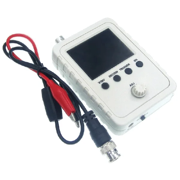 Osciloscopio digital, 150 pantalla LCD mini portátil de mano osciloscopio  kit 0200KHz con mandril de prueba