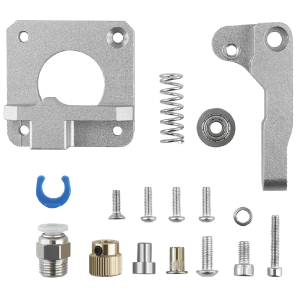 KIT COMPLETO PARTES EXTRUSOR METALICO PARA CR10 PLATA