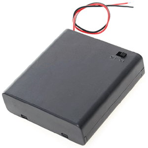 porta bateria pila aa