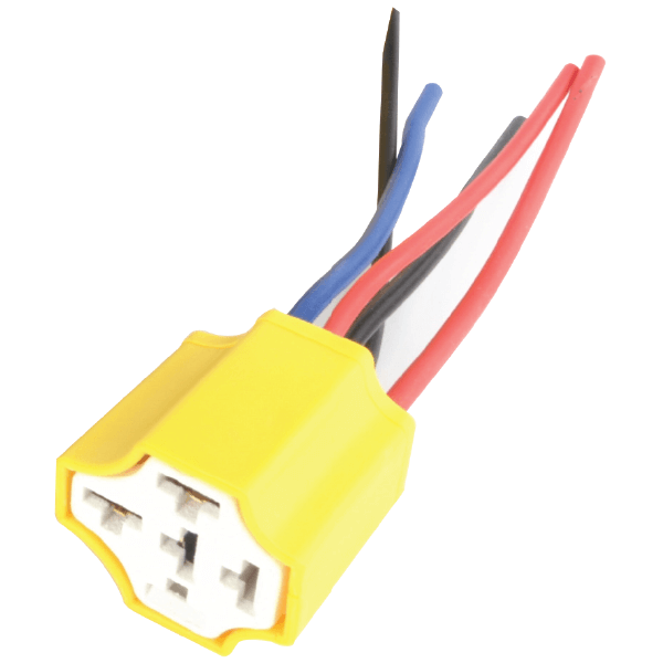 porta rele 5 pines con cable